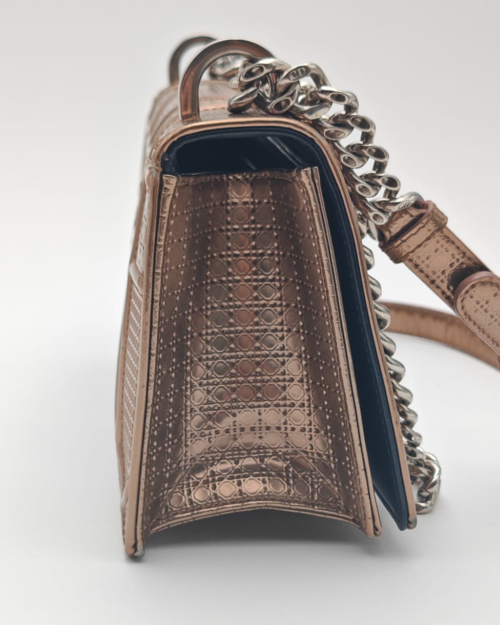 CHRISTIAN DIOR SMALL DIORAMA BAG – METALLIC BRONZE CALFSKIN