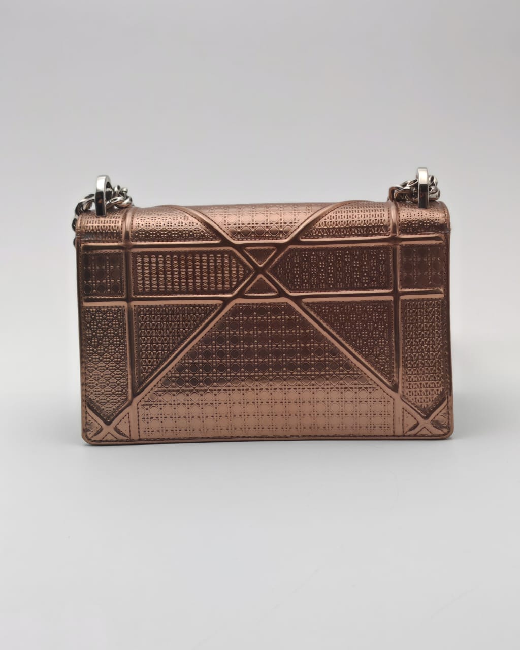 CHRISTIAN DIOR SMALL DIORAMA BAG – METALLIC BRONZE CALFSKIN