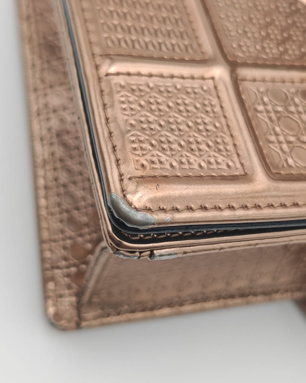 CHRISTIAN DIOR SMALL DIORAMA BAG – METALLIC BRONZE CALFSKIN