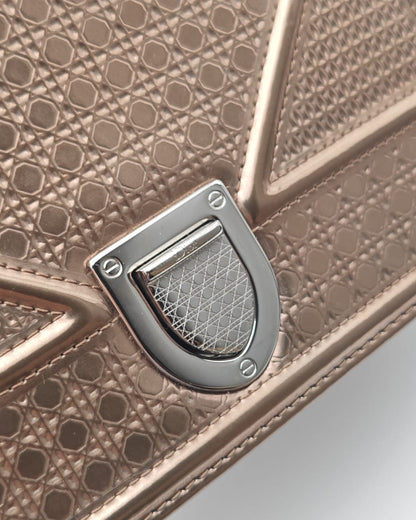 CHRISTIAN DIOR SMALL DIORAMA BAG – METALLIC BRONZE CALFSKIN