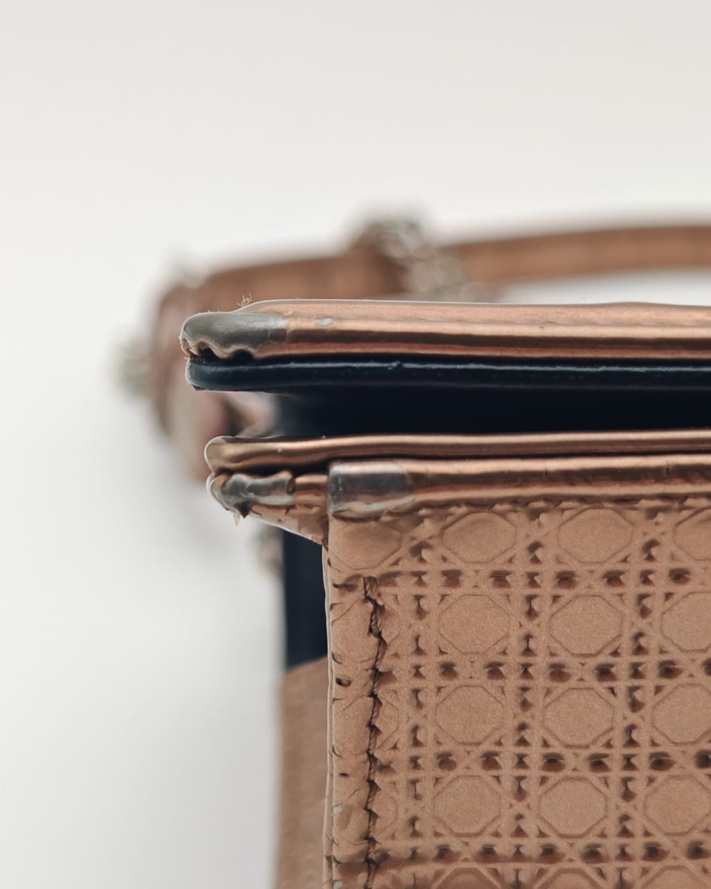 CHRISTIAN DIOR SMALL DIORAMA BAG – METALLIC BRONZE CALFSKIN