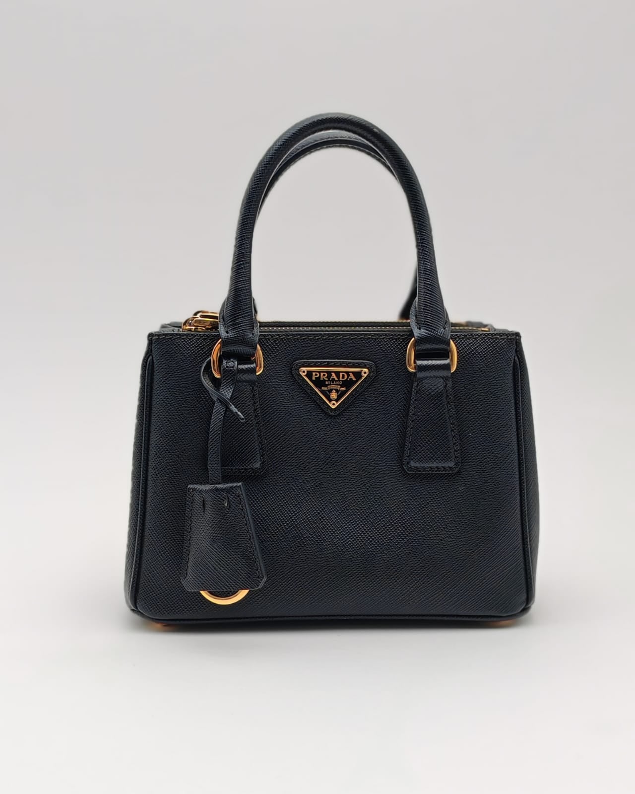 Prada Saffiano Lux Galleria Tote (Small Size)