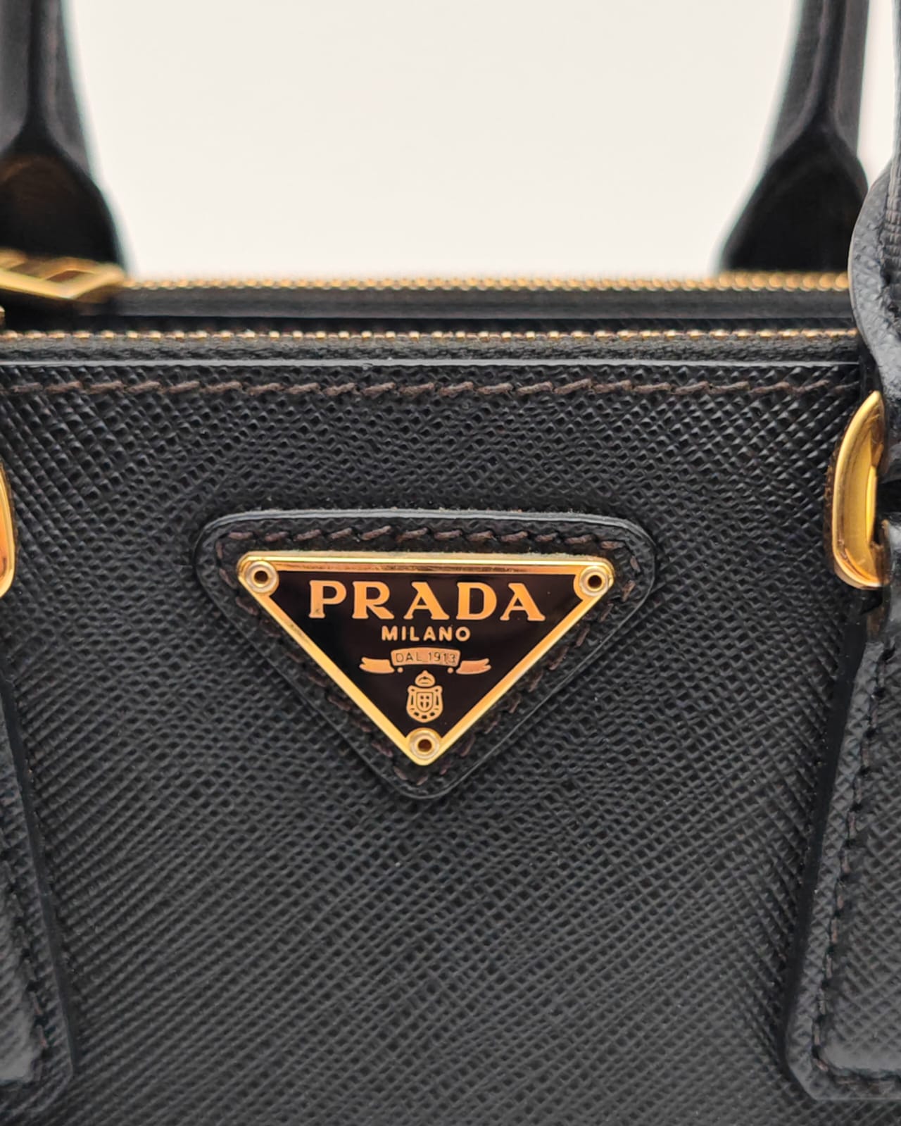 Prada Saffiano Lux Galleria Tote (Small Size)