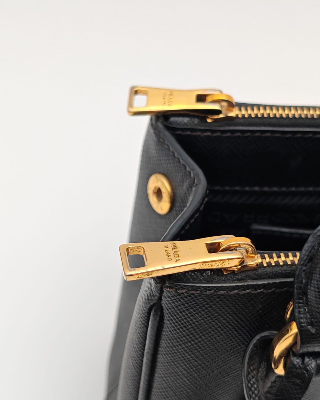 Prada Saffiano Lux Galleria Tote (Small Size)