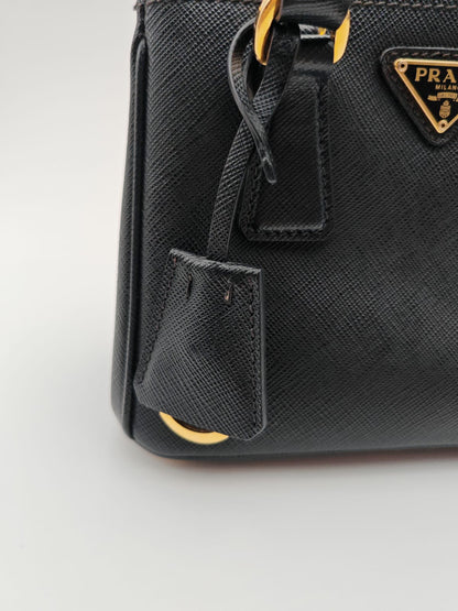 Prada Saffiano Lux Galleria Tote (Small Size)