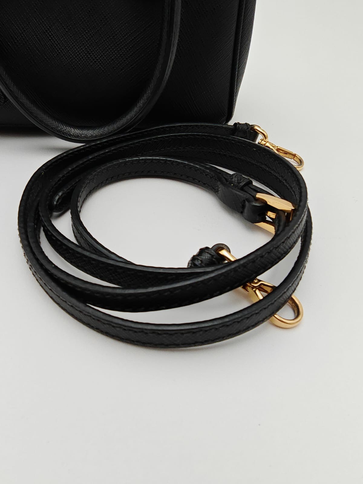 Prada Saffiano Lux Galleria Tote (Small Size)
