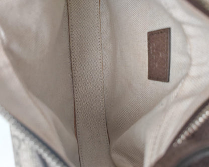 Gucci GG Supreme Monogram Textured Calfskin Web Small Attached