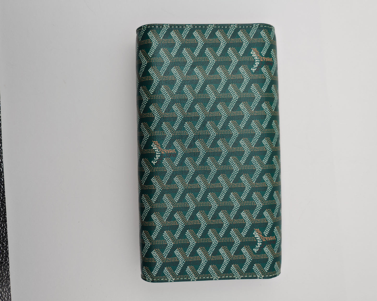 GOYARD MONTE CARLO PM CLUTCH – GREEN Goyardine Canvas