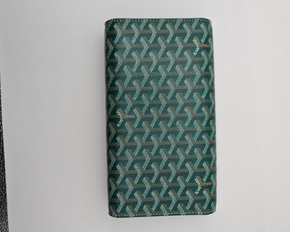 GOYARD MONTE CARLO PM CLUTCH – GREEN Goyardine Canvas