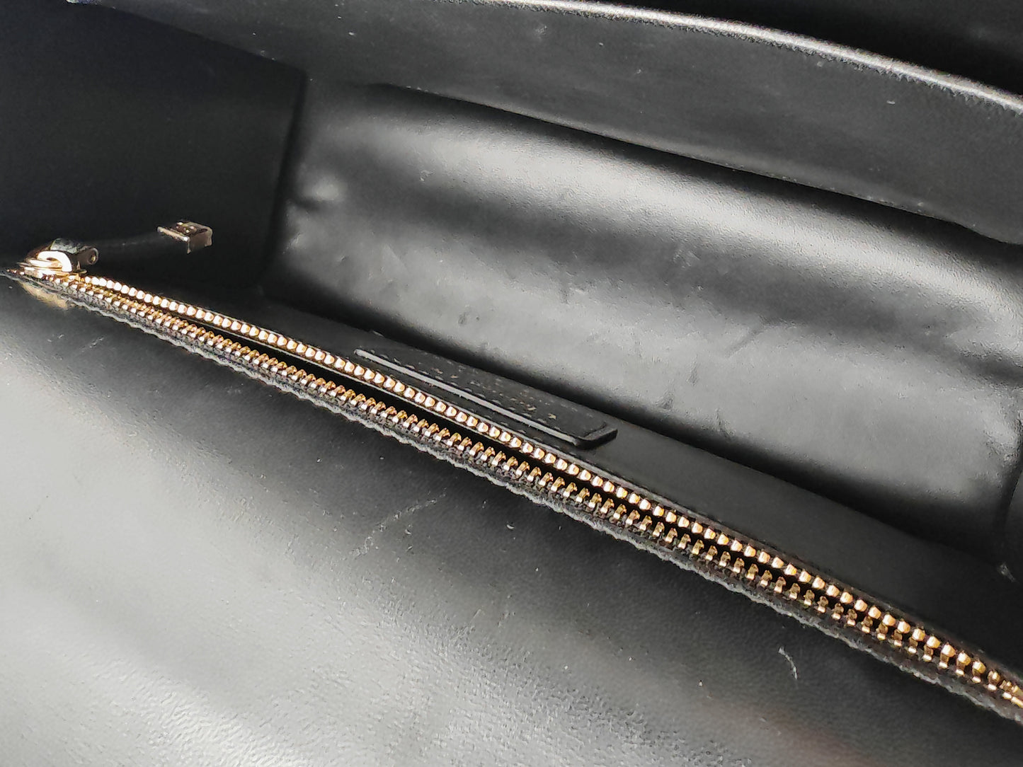 Christian Dior 30 Montaigne Bag in Black Grained Calfskin with Gold Hardware