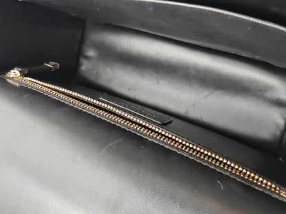 Christian Dior 30 Montaigne Bag in Black Grained Calfskin with Gold Hardware