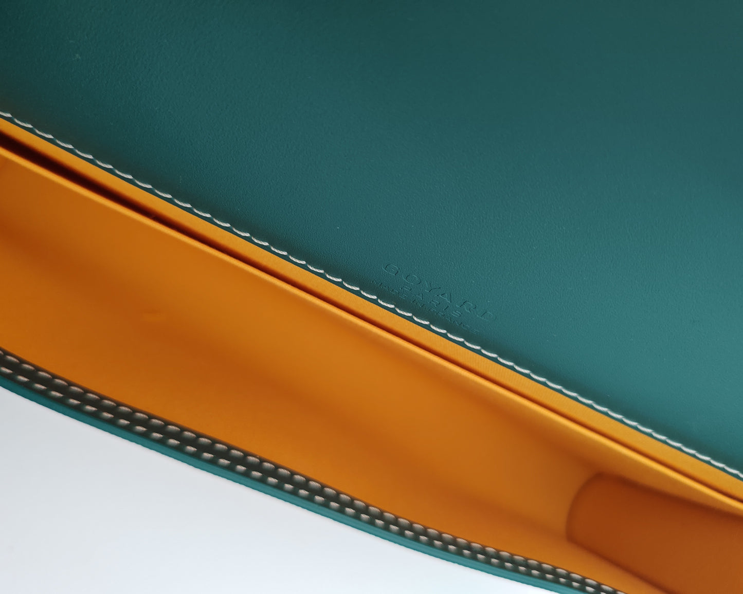 GOYARD MONTE CARLO PM CLUTCH – GREEN Goyardine Canvas
