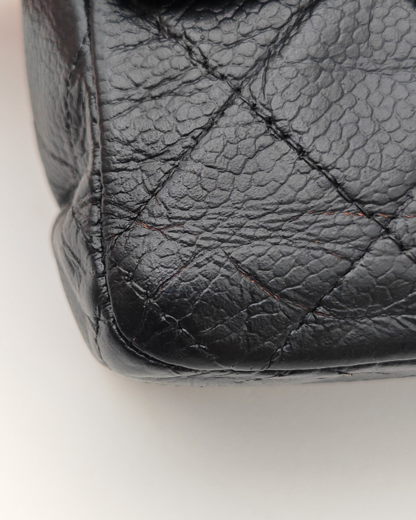 Chanel Classic Mini Flap Bag in Black Caviar with Silver Hardware